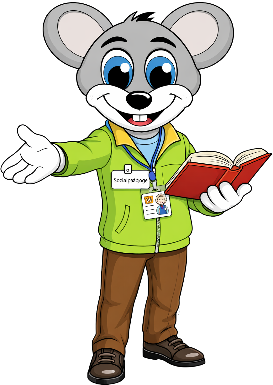 Maskottchen als Sozialpädagoge